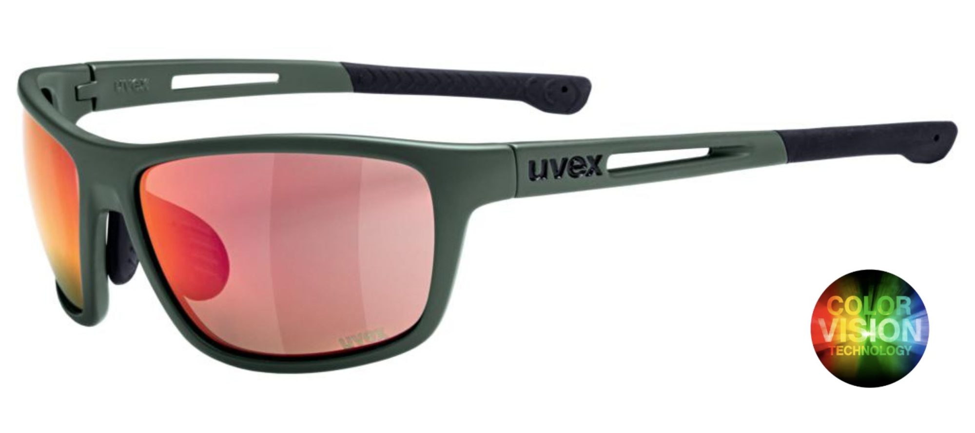 uvex RXd 400 4 khaki-red mirror